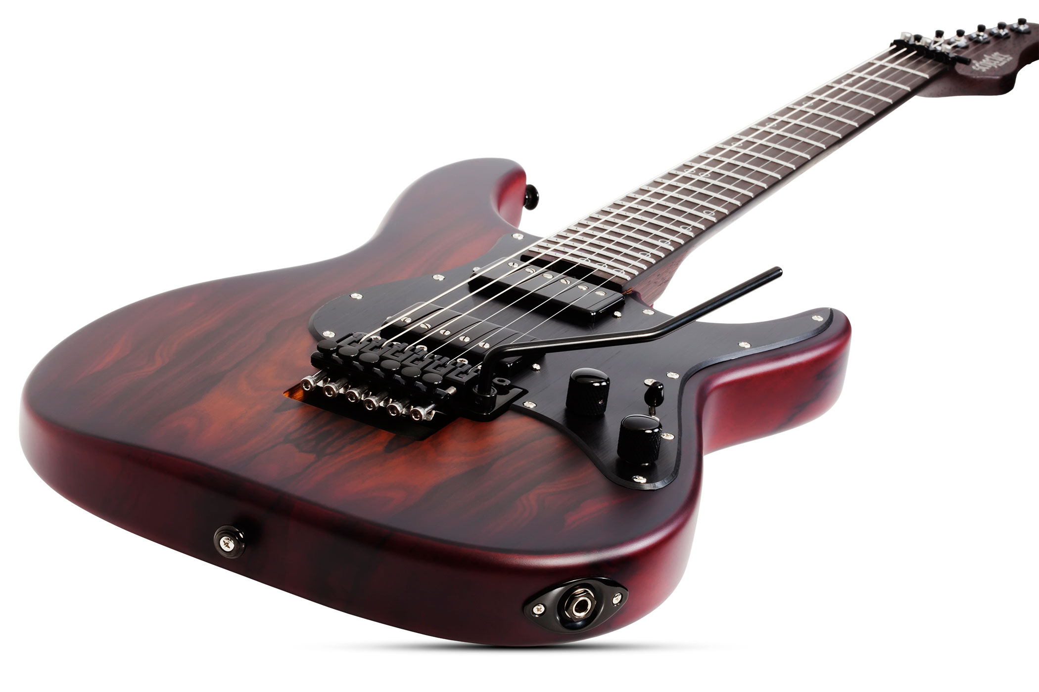 Schecter Sun Valley Super Shredder Exotic Ziricote 2h Fr Eb - Natural - Guitarra electrica metalica - Variation 1