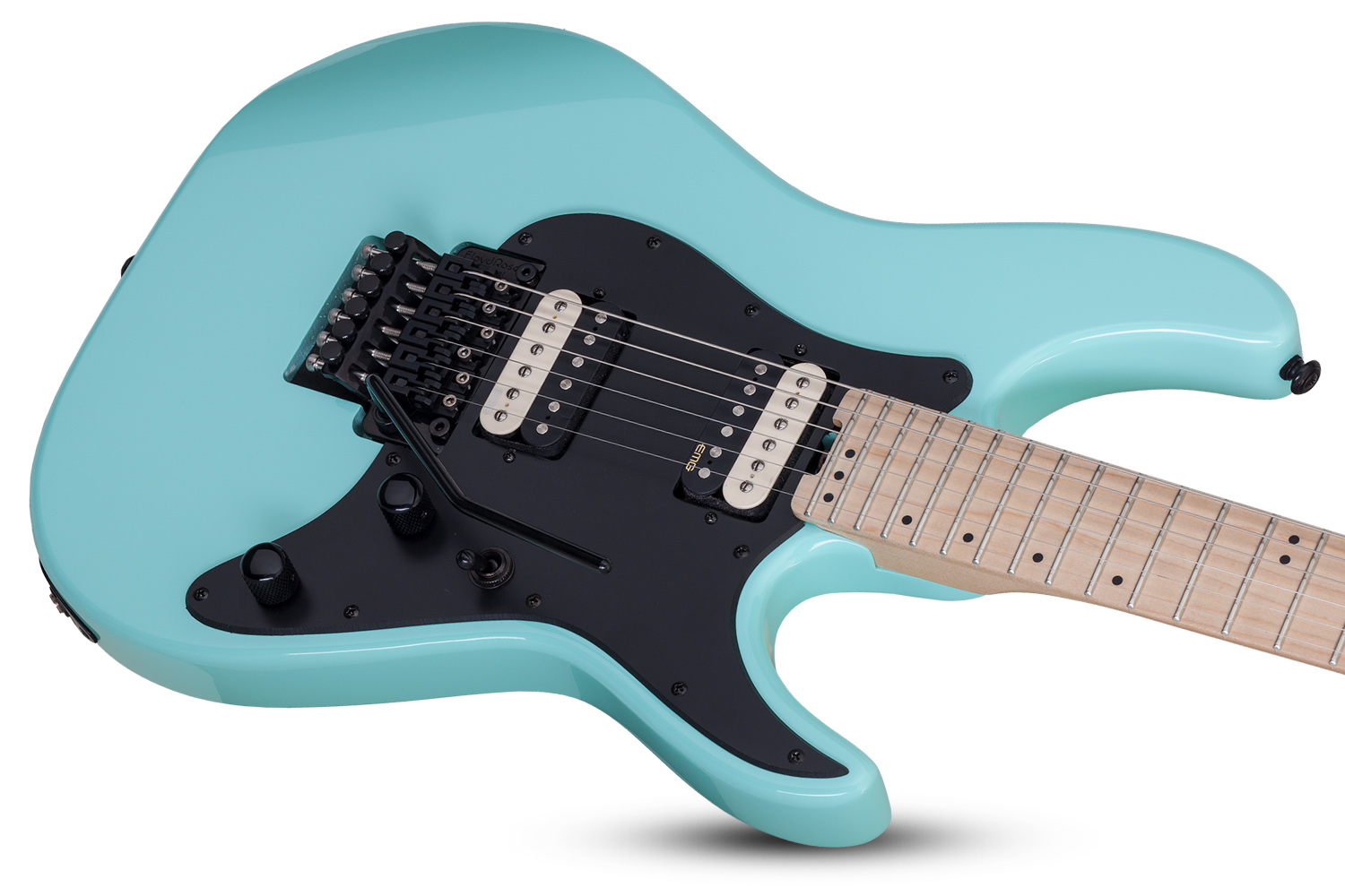 Schecter Sun Valley Super Shredder Fr 2h Emg Mn - Sea Foam Green - Guitarra eléctrica con forma de str. - Variation 2