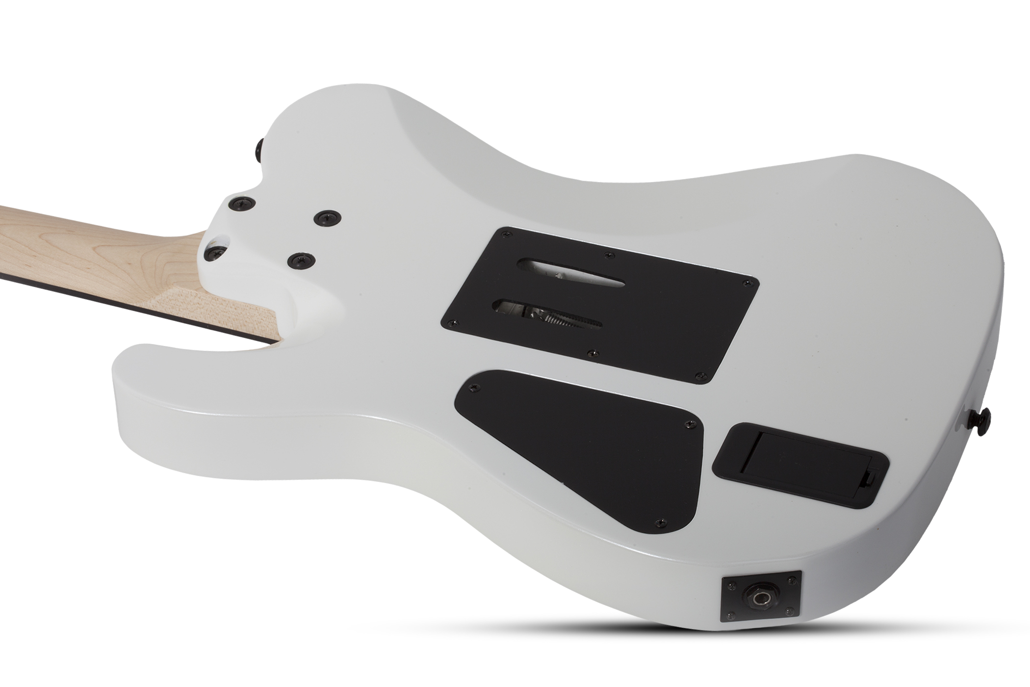 Schecter Sun Valley Super Shredder Pt Fr 2h Emg Rw - Metallic White - Guitarra eléctrica con forma de tel - Variation 2