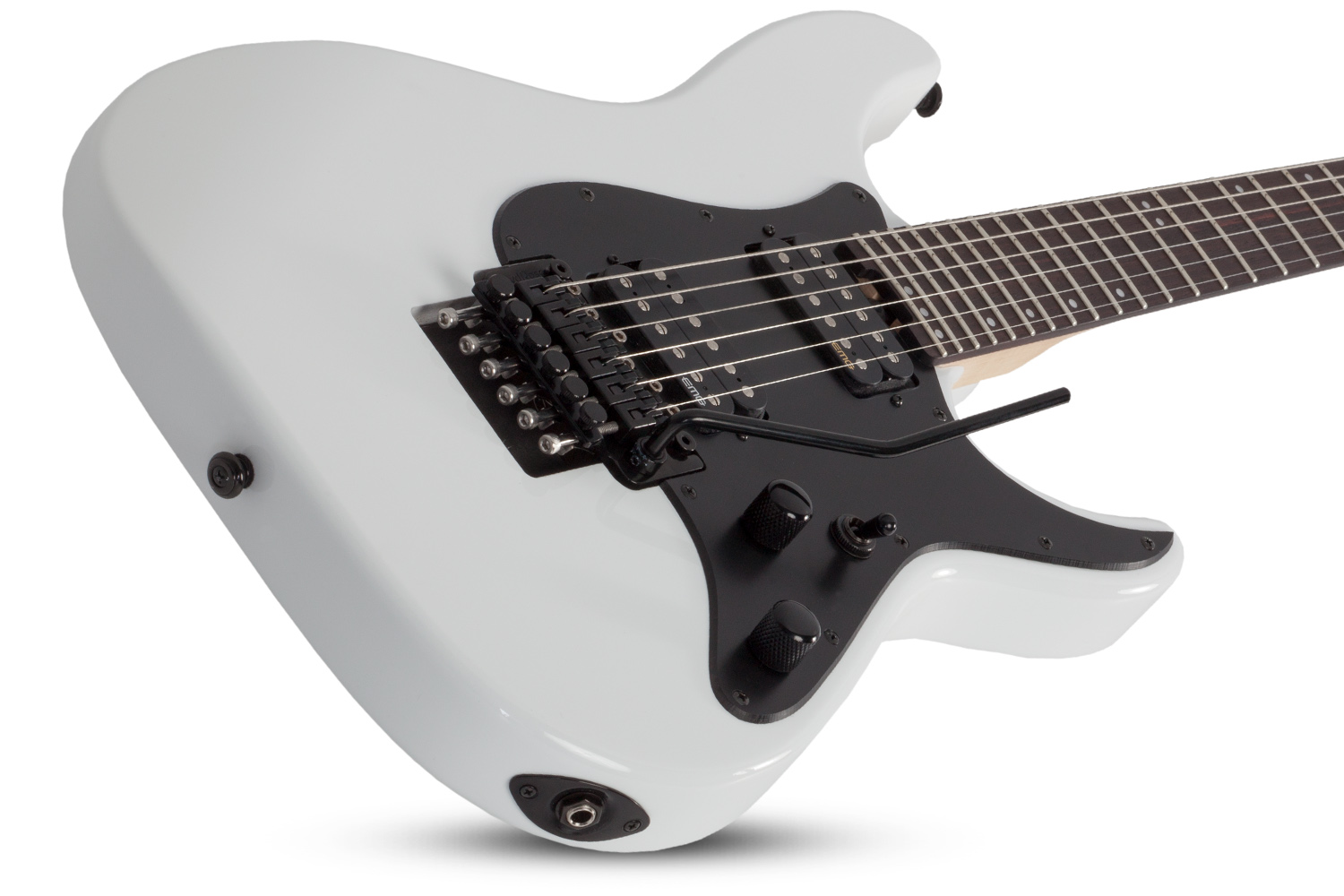 Schecter Sun Valley Super Shredder Fr 2h Emg Rw - White - Guitarra eléctrica con forma de str. - Variation 2