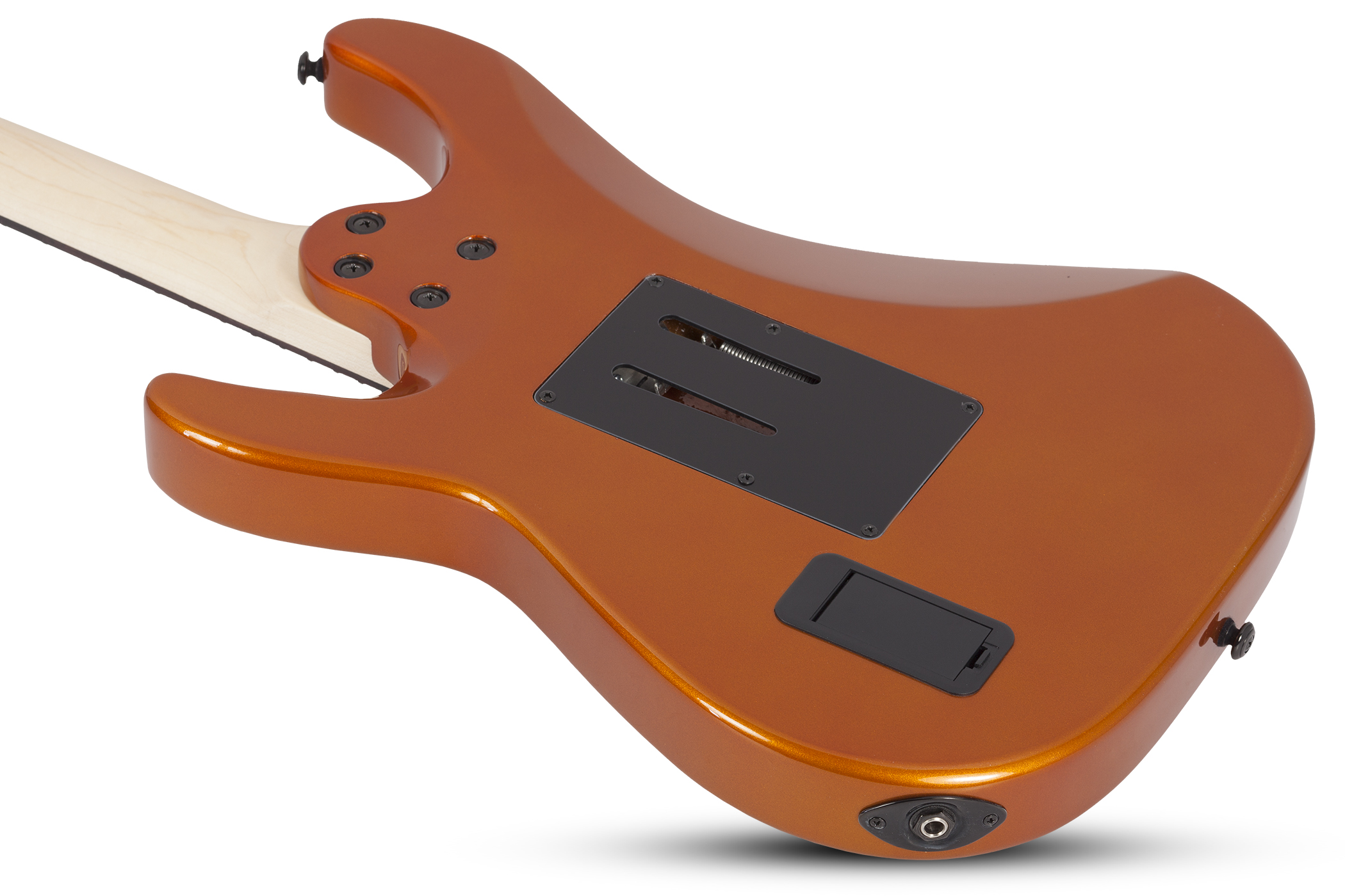 Schecter Sun Valley Super Shredder Fr 2h Emg Rw - Lambo Orange - Guitarra eléctrica con forma de tel - Variation 3