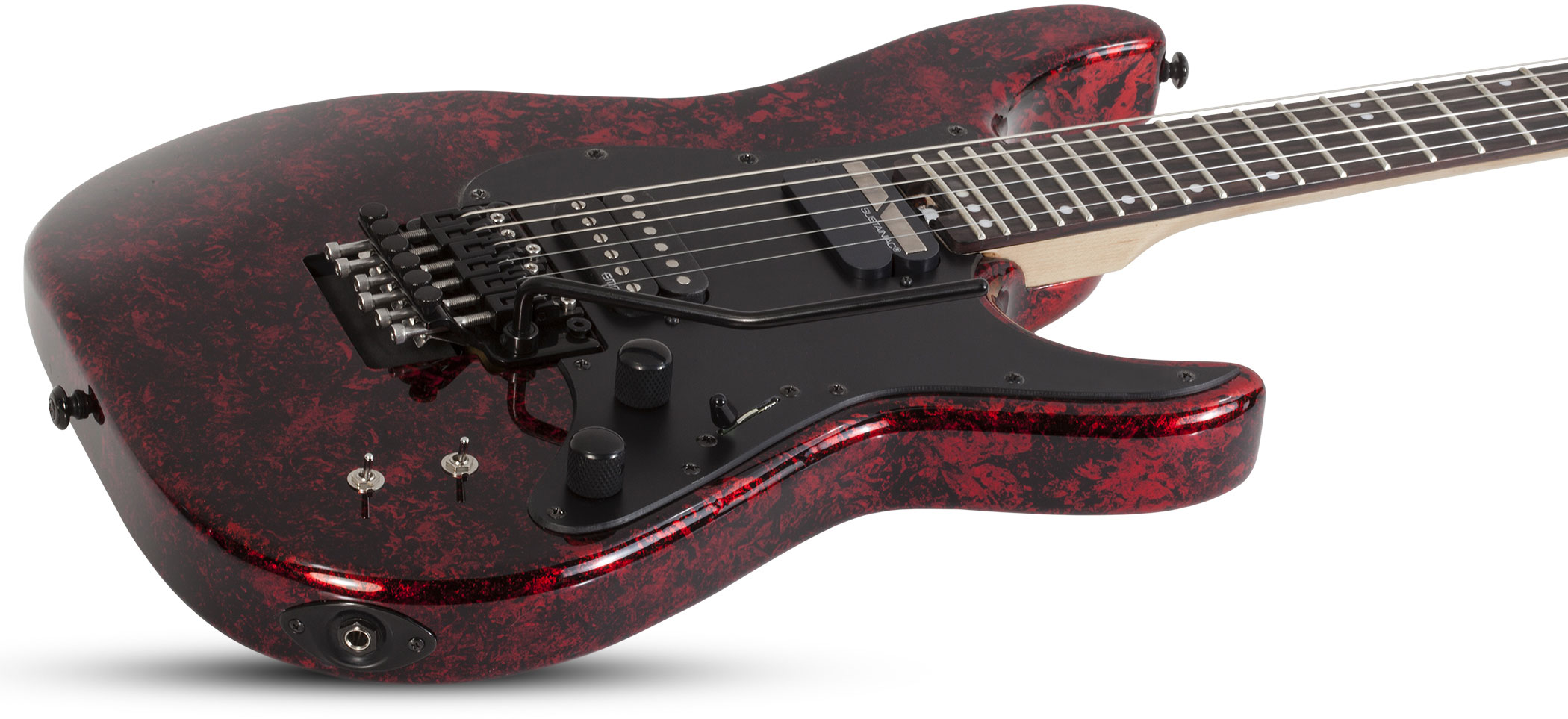 Schecter Sun Valley Super Shredder Fr S 2h Emg Sustainiac Eb - Red Reign - Guitarra electrica metalica - Variation 1