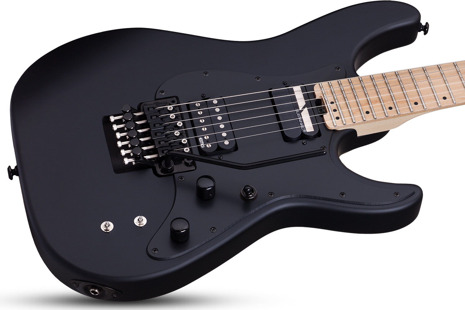 Schecter Sun Valley Super Shredder Fr S 2h Sustainiac Eb - Satin Black - Guitarra electrica metalica - Variation 1