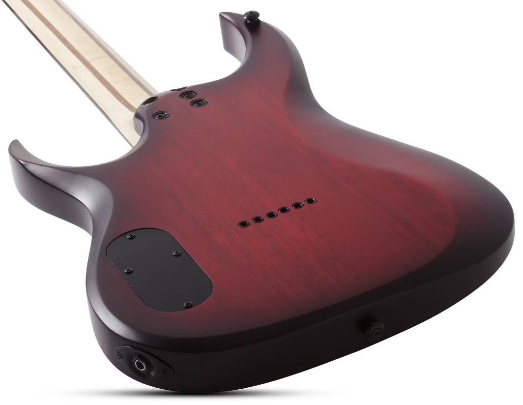 Schecter Sunset-6 Extreme 2h Ht Eb - Scarlet Burst - Guitarra electrica metalica - Variation 5
