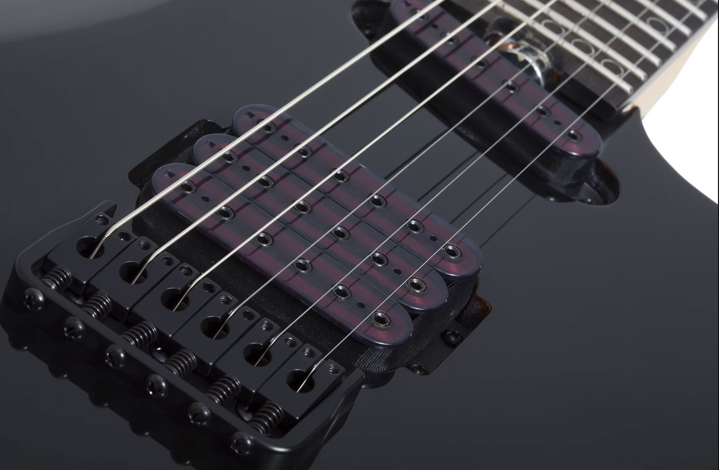 Schecter Sunset Triad 6 Tcs Ht Eb - Gloss Black - Guitarra electrica metalica - Variation 3