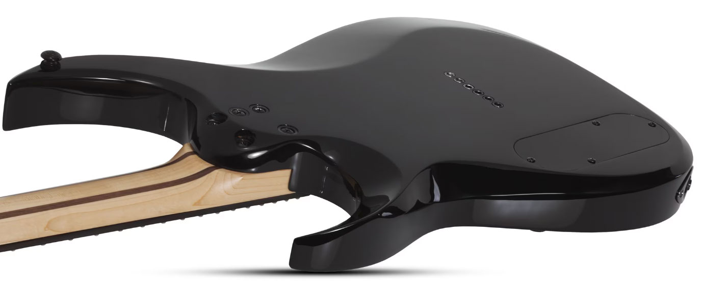 Schecter Sunset Triad 6 Tcs Ht Eb - Gloss Black - Guitarra electrica metalica - Variation 5