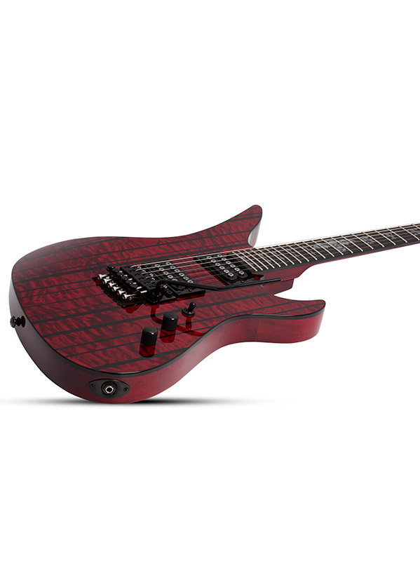 Schecter Synyster Gates Standard Plus Fr Hh Eb - Transparent Deep Red - Guitarra eléctrica de autor - Variation 3