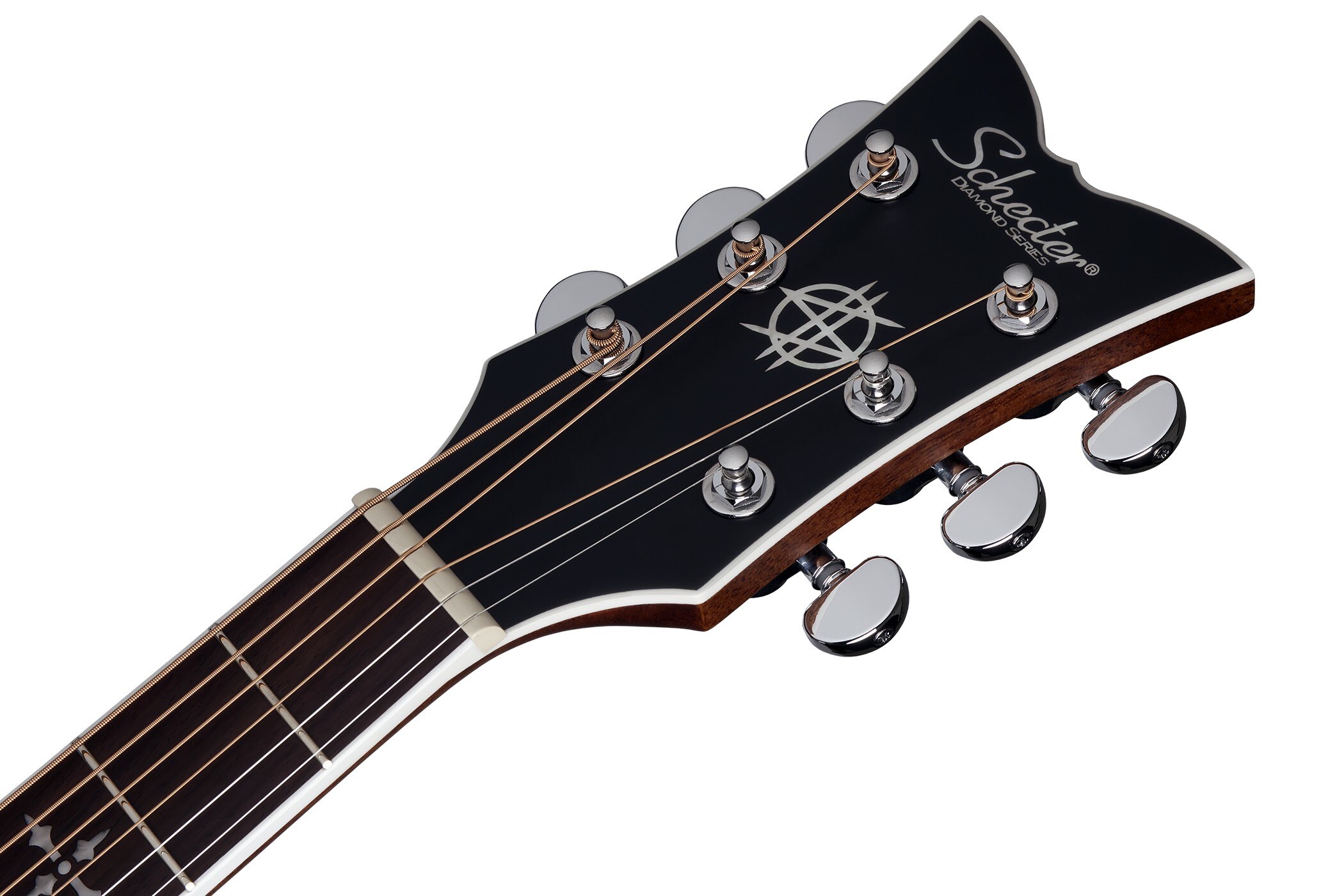 Schecter Synyster Gates Syn Ga Sc Signature Grand Auditorium Cw Epicea Palissandre Rw - Trans Black Burst Satin - Guitarra folk - Variation 5