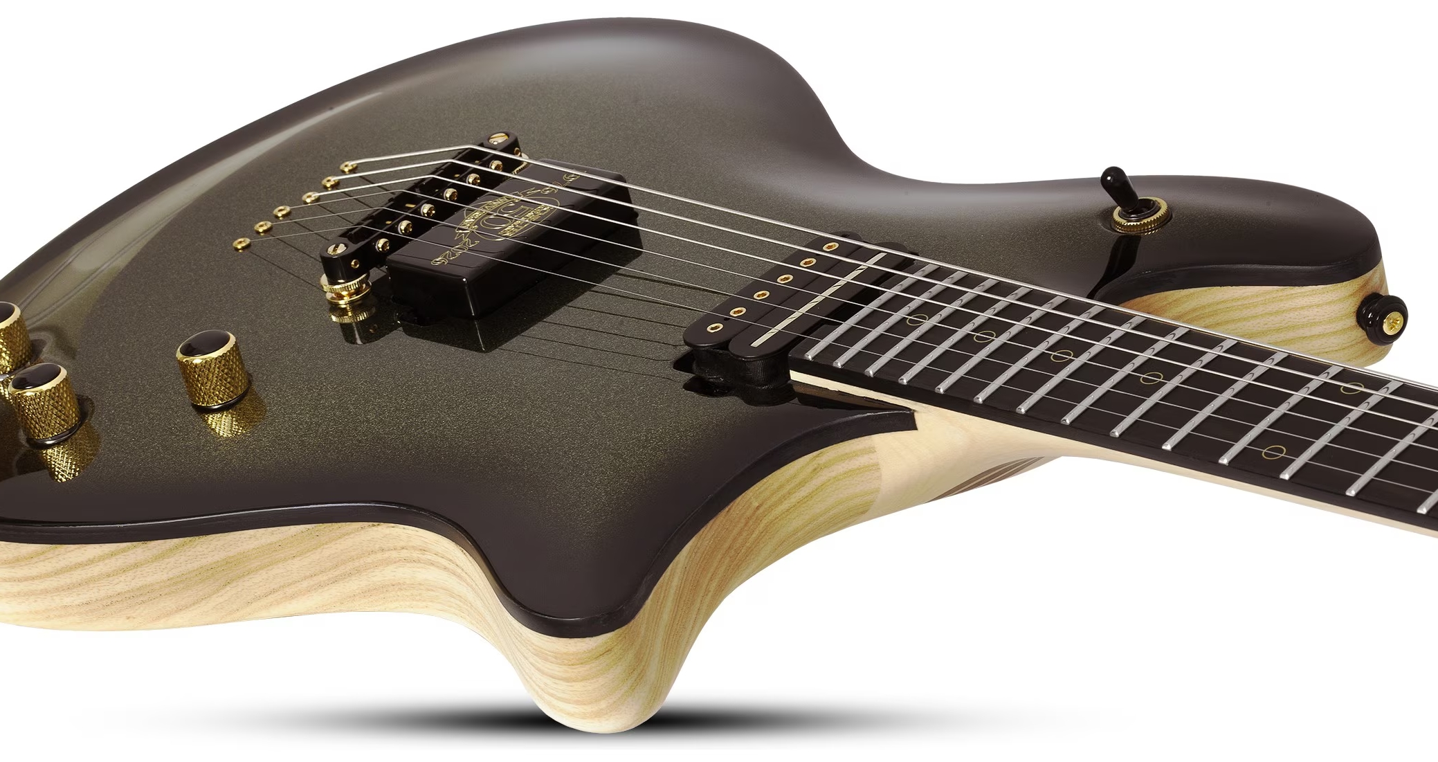 Schecter Tempest 50th Ann. 2h Ht Eb - 50th Gold Burst - Guitarra electrica metalica - Variation 3