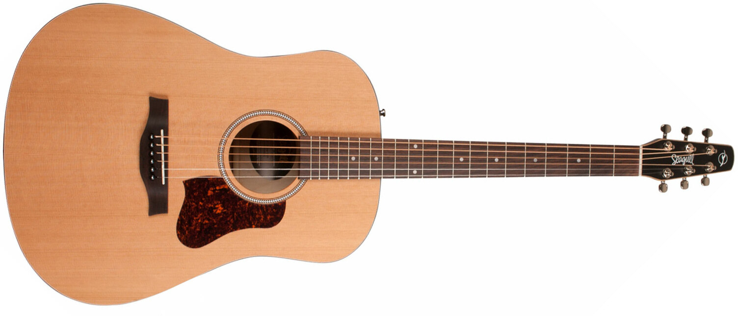 Seagull S6 Original 2018 Dreadnought Cedre Merisier +housse - Natural - Guitarra acústica & electro - Main picture