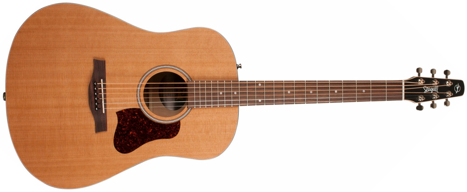 Seagull S6 Original Qit 2018 Dreadnought Cedre Merisier - Natural - Guitarra acústica & electro - Main picture