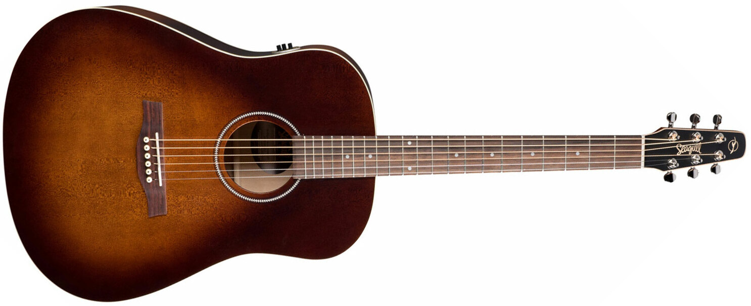 Seagull S6 Original Qit 2018 Dreadnought Cedre Merisier - Burnt Umber - Guitarra acústica & electro - Main picture