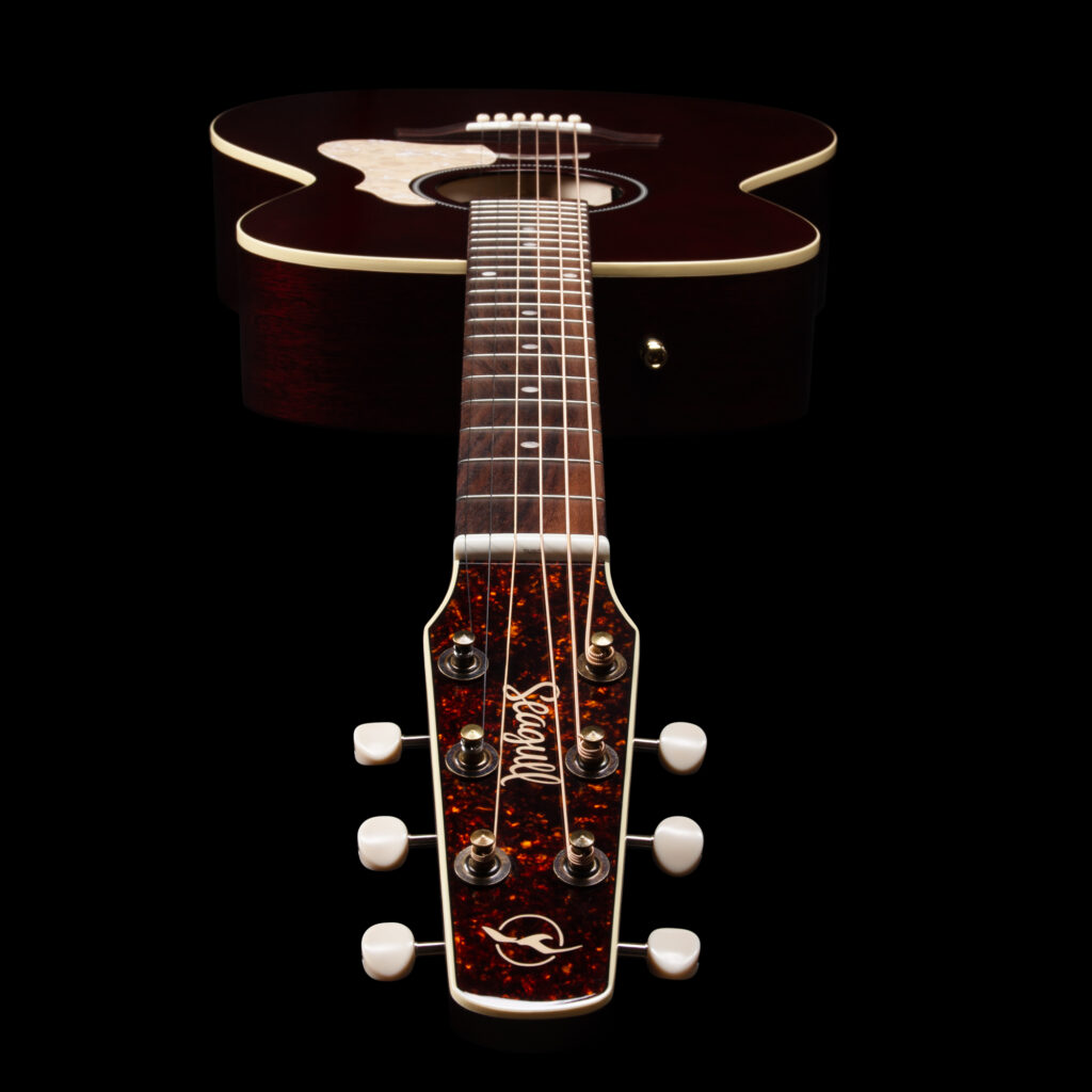 Seagull M6 Ch Eq Ltd Concert Hall Cedre Acajou Rw +housse - Ruby Red Gloss Top - Guitarra folk - Variation 4