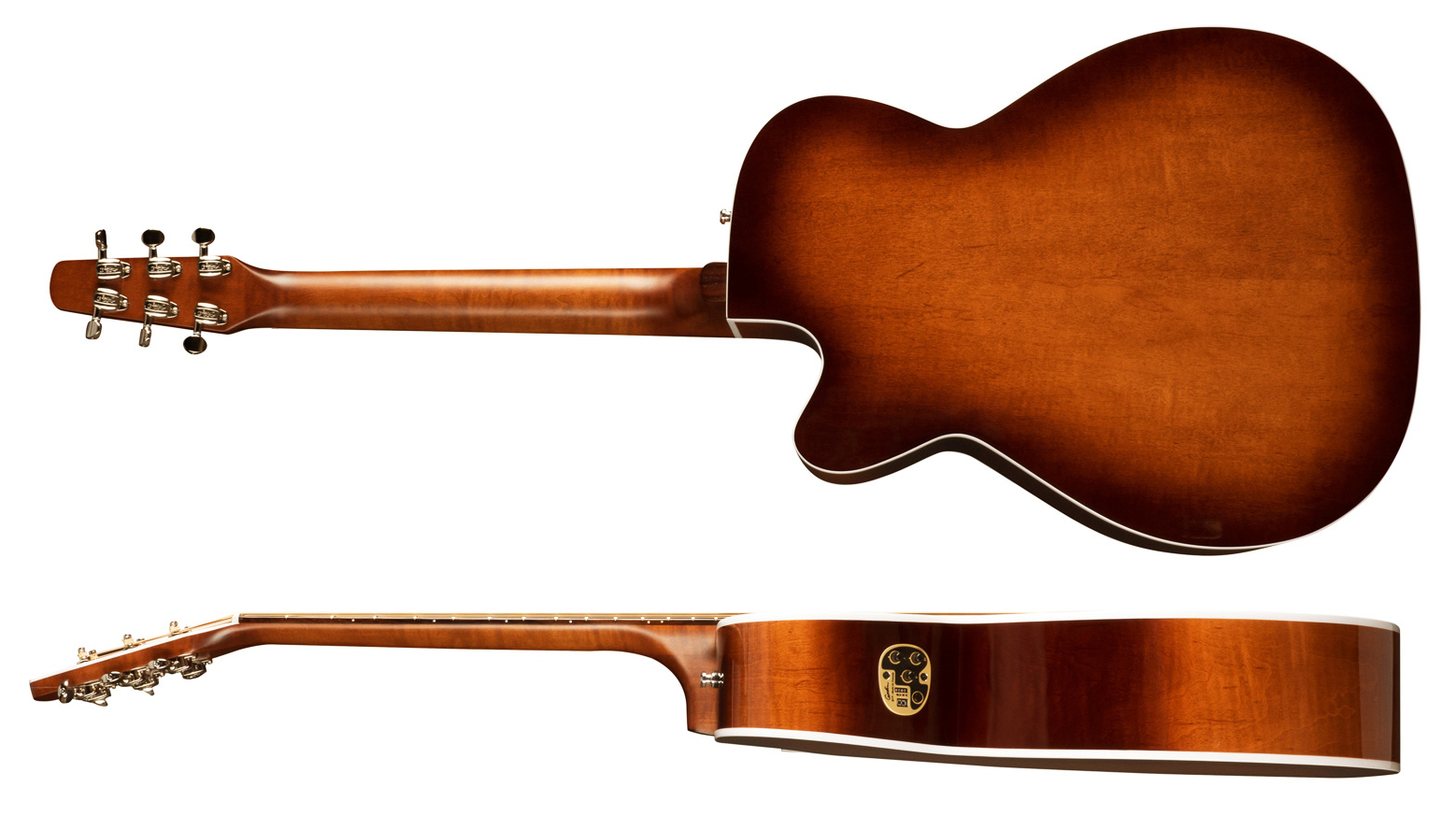 Seagull Performer Concert Hall Cw Epicea Erable Rw Qit +housse - Hg Burnt Umber - Guitarra electro acustica - Variation 1