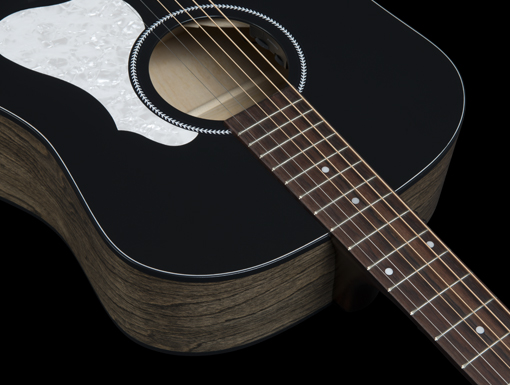 Seagull S6 Classic A/e Dreadnought Epicea Merisier Rw - Black - Guitarra electro acustica - Variation 3