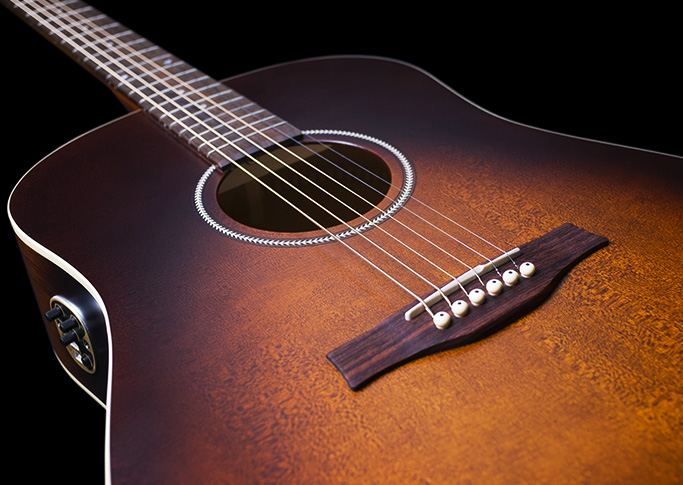 Seagull S6 Original Qit 2018 Dreadnought Cedre Merisier - Burnt Umber - Guitarra acústica & electro - Variation 2