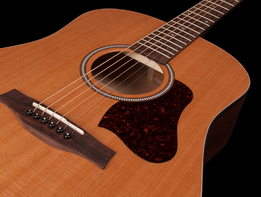 Seagull S6 Original Slim Presys Ii Dreadnought Cedre Merisier Rw - Natural Semi Gloss - Guitarra electro acustica - Variation 3