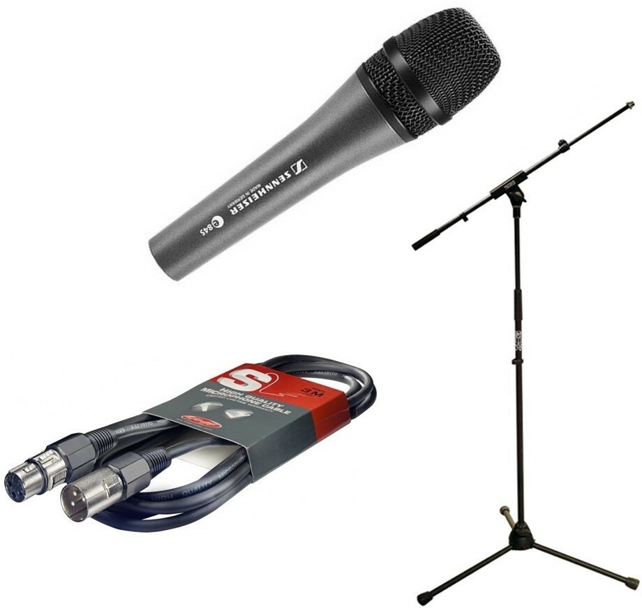 Sennheiser Pack E845 + K&m 25400 + X-tone X1003 Xlr Male Xlr Femelle 6m - Pack de micrófonos con soporte - Main picture