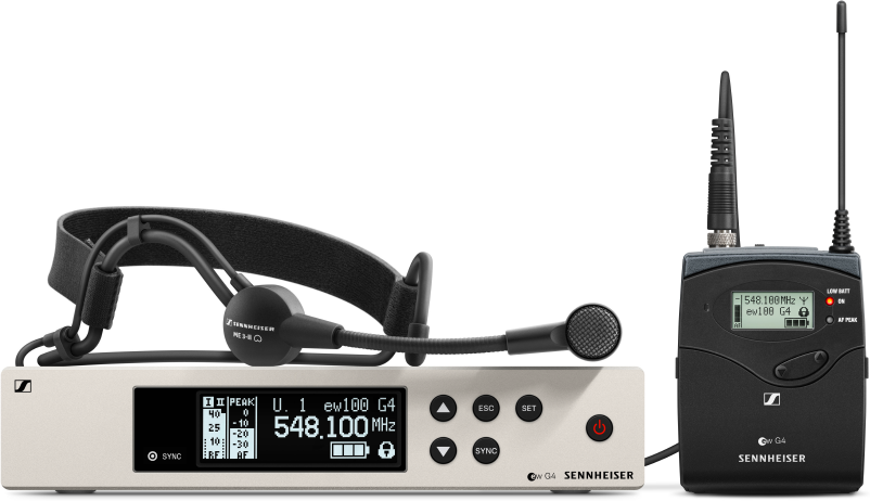 Sennheiser Ew 100 G4-me3-1g8 - Micrófono inalámbrico headset - Main picture