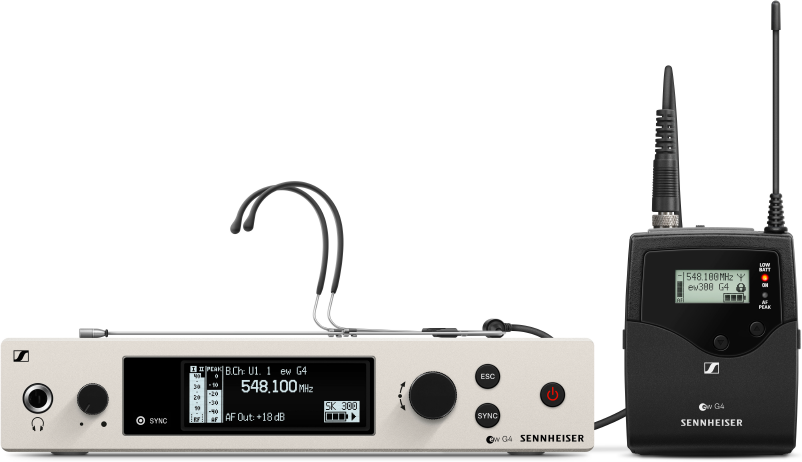 Sennheiser Ew 300 G4-headmic1-rc-bw - - Micrófono inalámbrico headset - Main picture