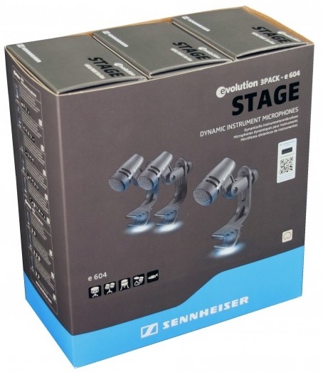 Sennheiser Kit 3 Micros E604 - Set de micrófonos con cables - Main picture