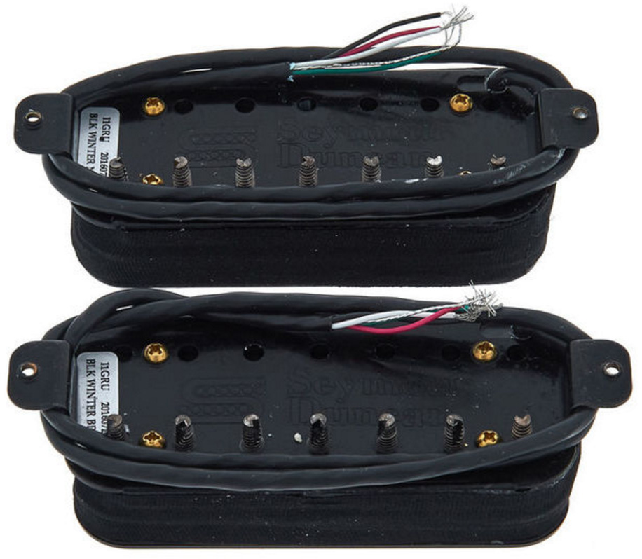 Seymour Duncan Black Winter 7 Stgr Humbucker 2-set 7-cordes Ceramic - Pastilla guitarra eléctrica - Variation 1