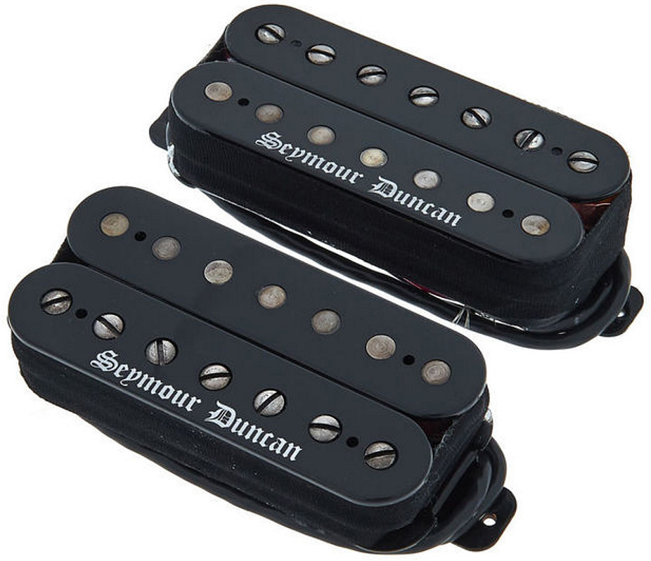 Seymour Duncan Black Winter 7 Stgr Humbucker 2-set 7-cordes Ceramic - Pastilla guitarra eléctrica - Main picture