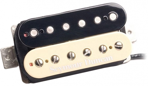 Seymour Duncan Sh6b Distortion Bridge Zebra - Pastilla guitarra eléctrica - Main picture