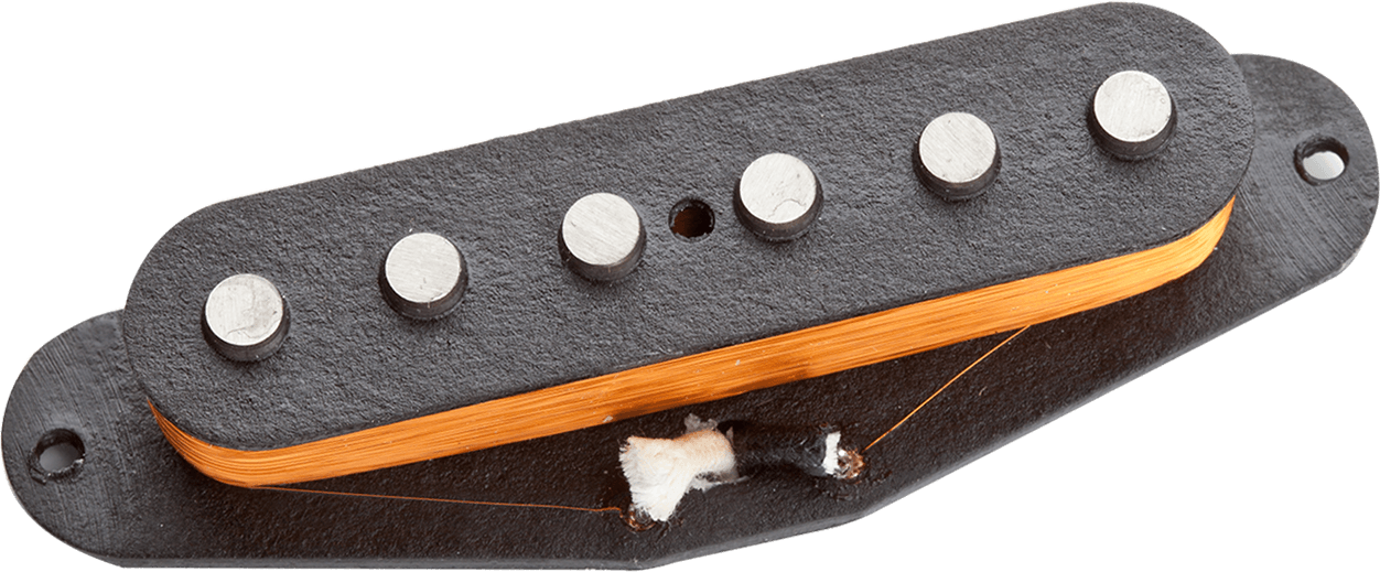 Seymour Duncan Ssl-2 Vintage Flat Strat - Black - Pastilla guitarra eléctrica - Main picture