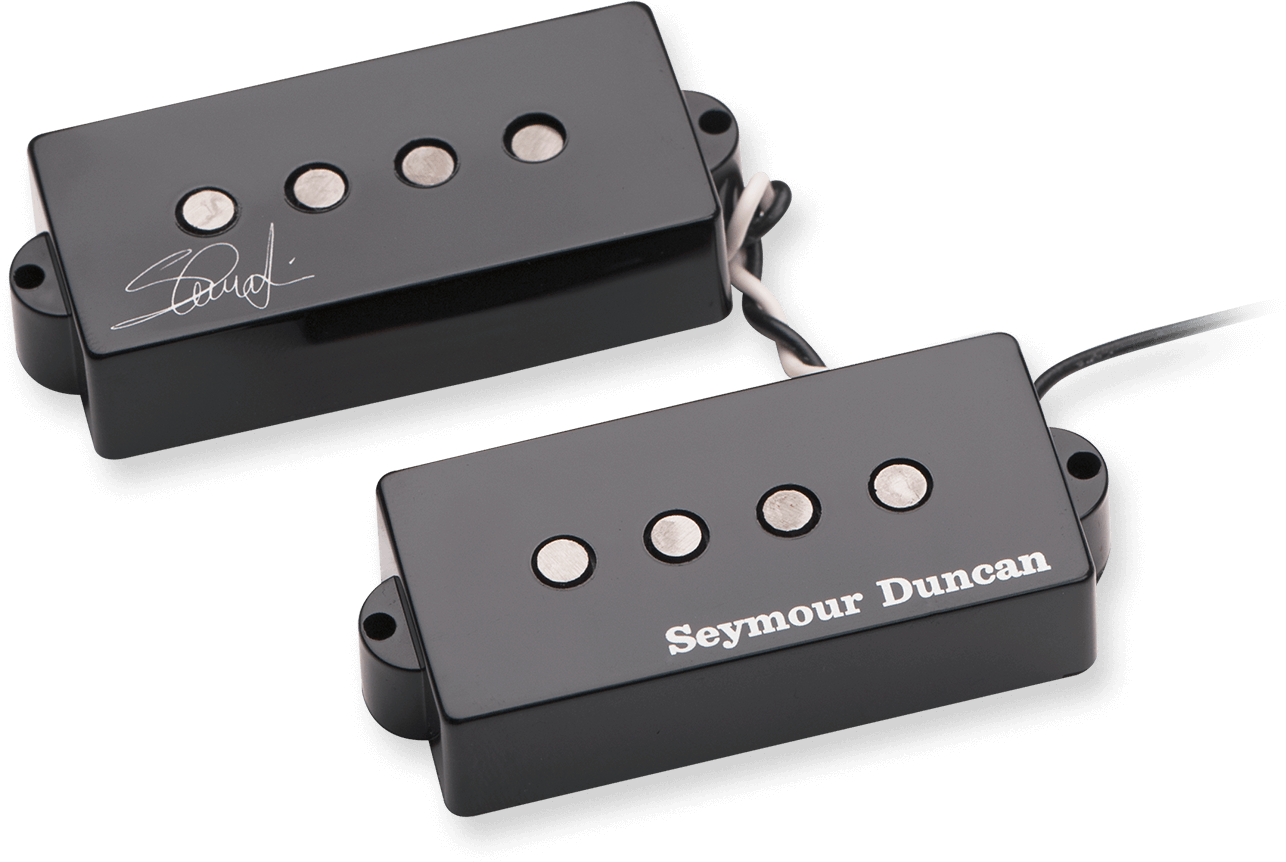 Seymour Duncan Steve Harris P-bass Bridge Black Spb-4 - Pastilla bajo eléctrico - Main picture