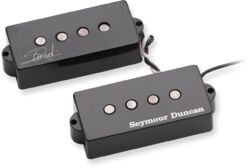 Pastilla bajo eléctrico Seymour duncan Steve Harris P-Bass Bridge Black SPB-4