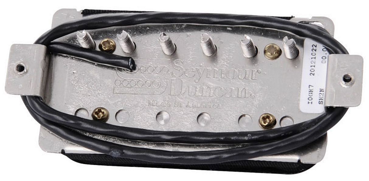 Seymour Duncan Jazz Model Sh-2n 4c Humbucker Neck Manche Zebra - - Pastilla guitarra eléctrica - Variation 1