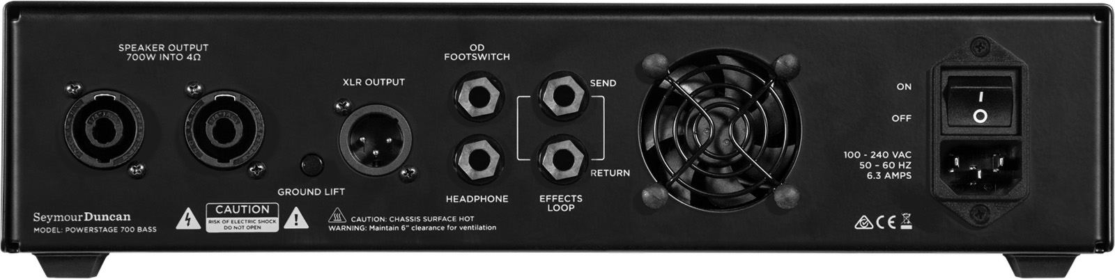 Seymour Duncan Powerstage 700 Bass Rack Mount - Cabezal para bajo - Variation 1