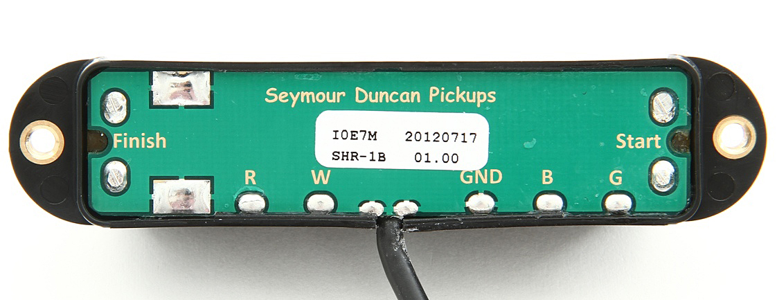 Seymour Duncan Shr-1b Hot Rails Strat – Bridge - Black - Pastilla guitarra eléctrica - Variation 2