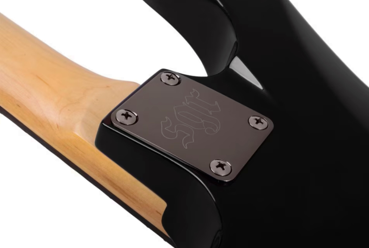 Sgr By Schecter C1 Lh Gaucher 2h Ht Rw - Gloss Black - Guitarra electrica metalica - Variation 2