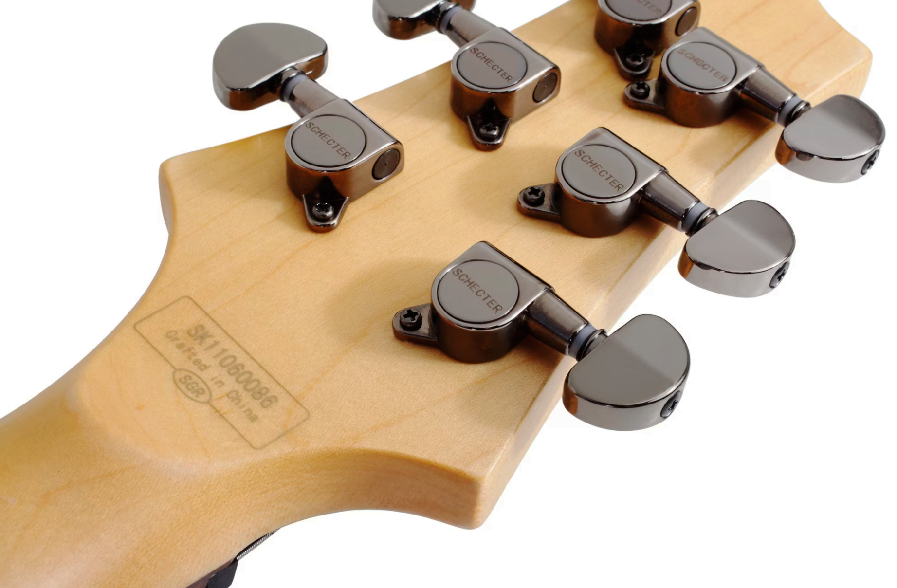 Sgr By Schecter C1 Lh Gaucher 2h Ht Rw - Gloss Black - Guitarra electrica metalica - Variation 4