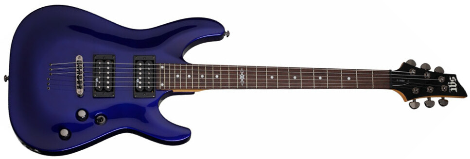 Sgr By Schecter C-1 2h Ht Rw - Electric Blue - Guitarra eléctrica con forma de str. - Main picture