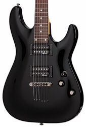 Guitarra eléctrica con forma de str. Sgr by schecter C-1 - Gloss black
