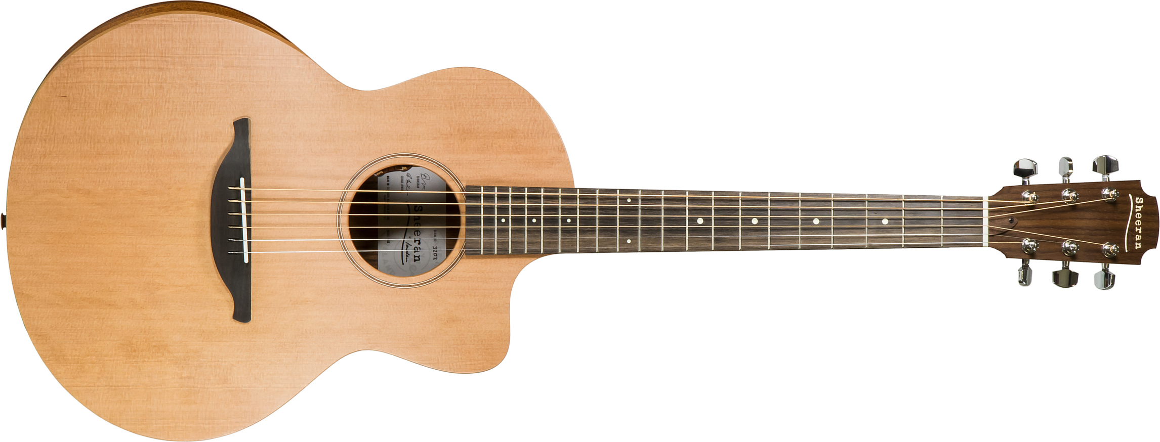 Sheeran By Lowden S03 Orchestra Model Cedre Palissandre Eb +housse - Natural Satin - Guitarra acústica & electro - Main picture