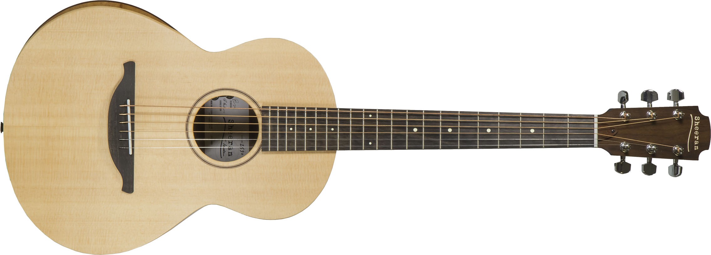 Sheeran By Lowden W04 Parlor Epicea Noyer Eb +housse - Natural Satin - Guitarra acústica & electro - Main picture