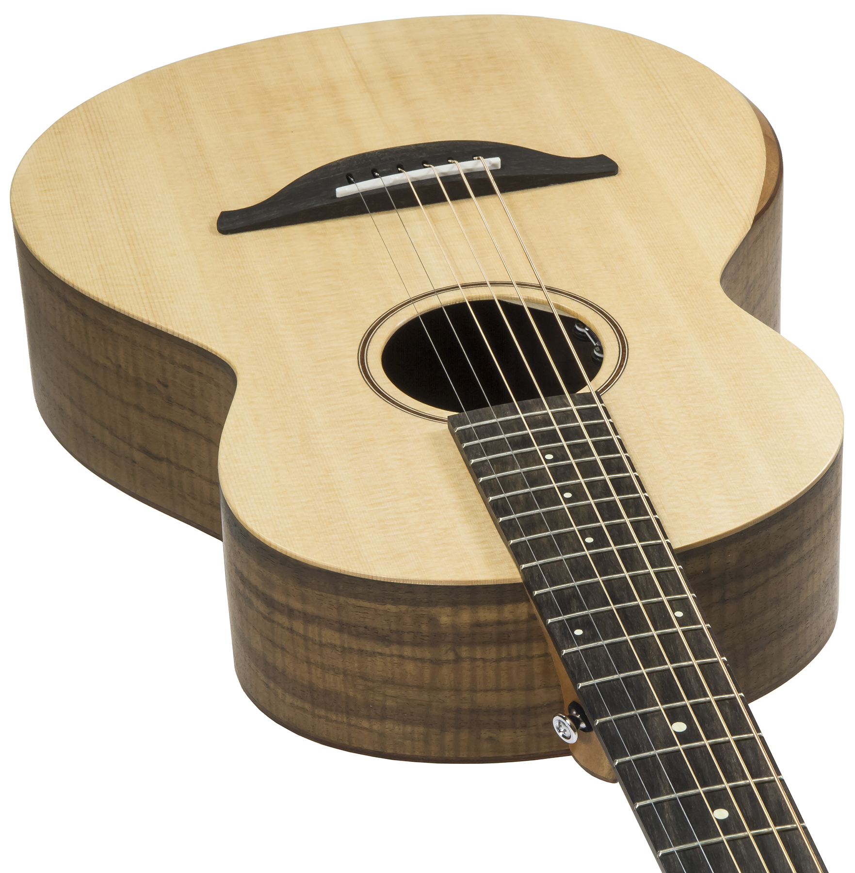 Sheeran By Lowden W04 Parlor Epicea Noyer Eb +housse - Natural Satin - Guitarra acústica & electro - Variation 3