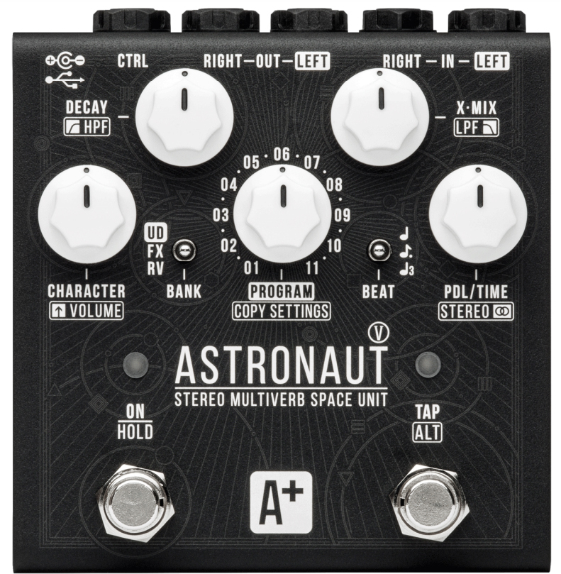 Shift Line Astronaut V Stereo Multiverb - Pedal de reverb / delay / eco - Main picture