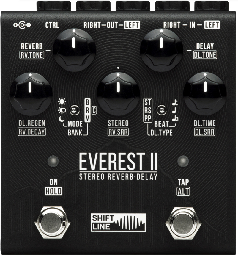 Shift Line Everest Ii Stereo Reverb Delay - Pedal de reverb / delay / eco - Main picture