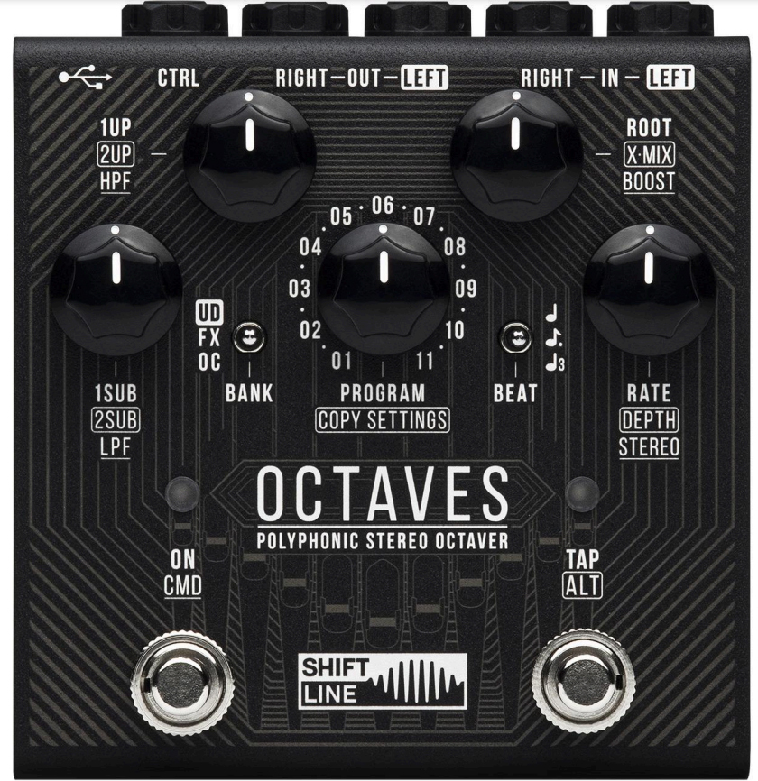 Shift Line Octaves Polyphonic Stereo Octaver - Pedal de armonización - Main picture