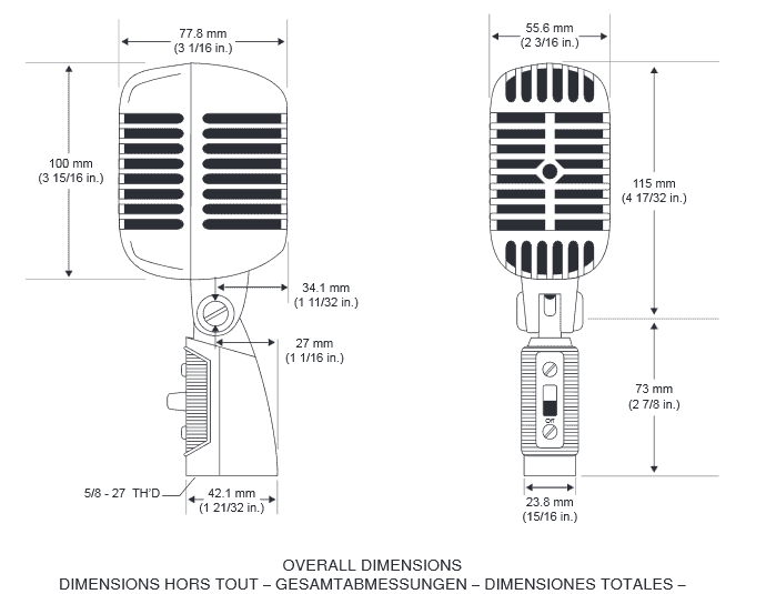 Shure 55sht2 - Micrófonos para voz - Variation 1