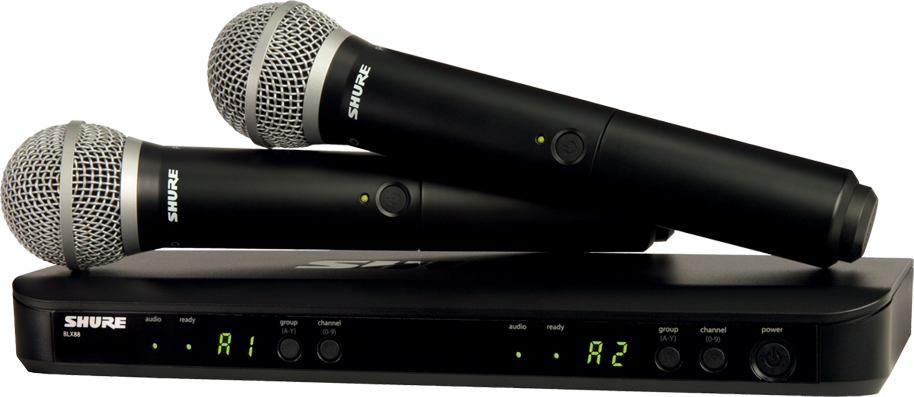 Shure BLX288E-PG58-M17