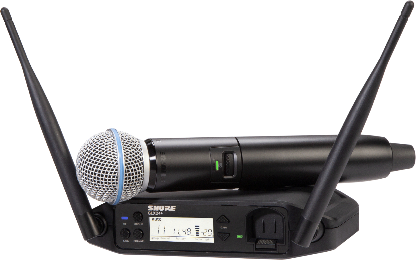 Shure Glxd24+/b58/z4 - Micrófono inalámbrico de mano - Main picture