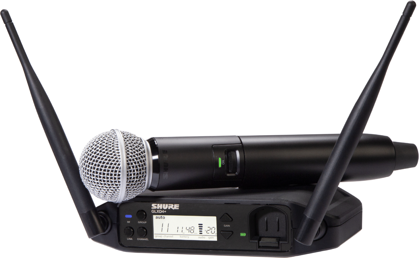 Shure Glxd24+/sm58/z4 - Micrófono inalámbrico de mano - Main picture