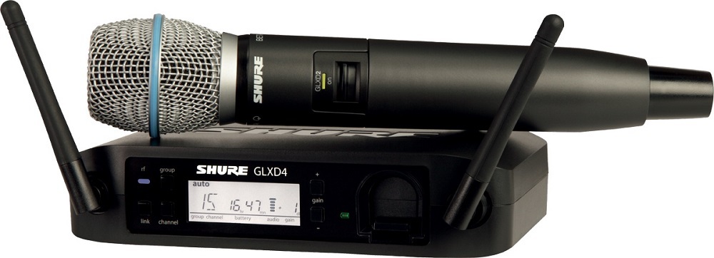 Shure Glxd24e Emetteur Main Beta87a Bande Z2 - Micrófono inalámbrico de mano - Main picture