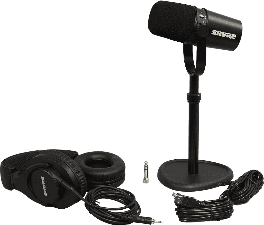 Shure Pack Mv7-k + Tkm 23230 + Sse Srh440a-efs - Pack de micrófonos con soporte - Main picture